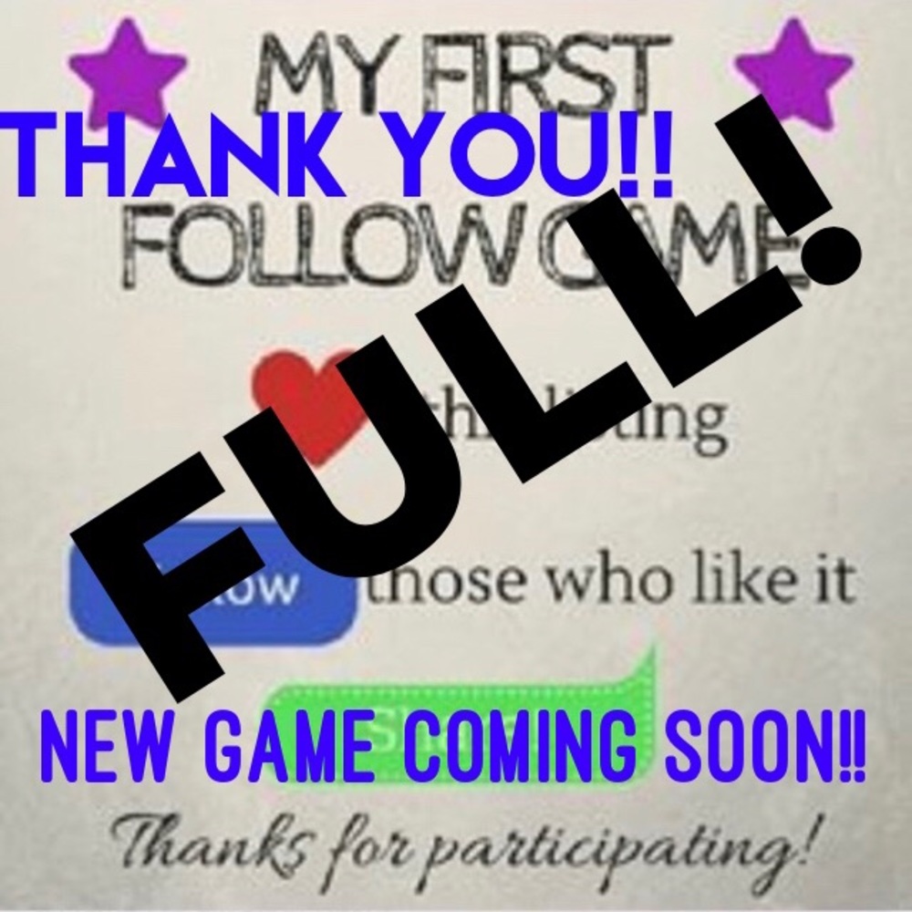 NEW FG IS UP and RUNNING!!  LIKE the NEW LISTING!!